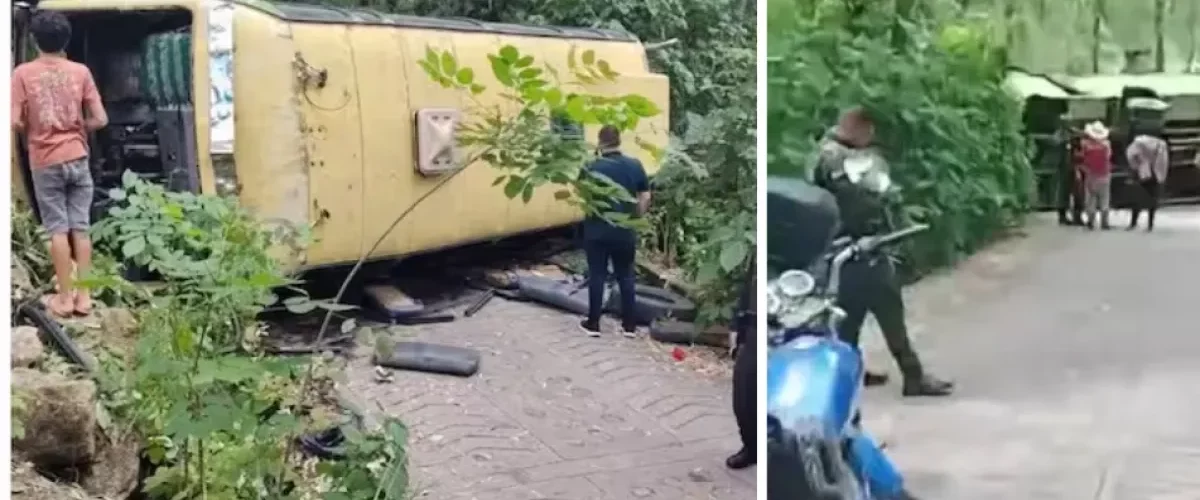 Accidente de bus escolar en Norte de Santander deja 22 heridos