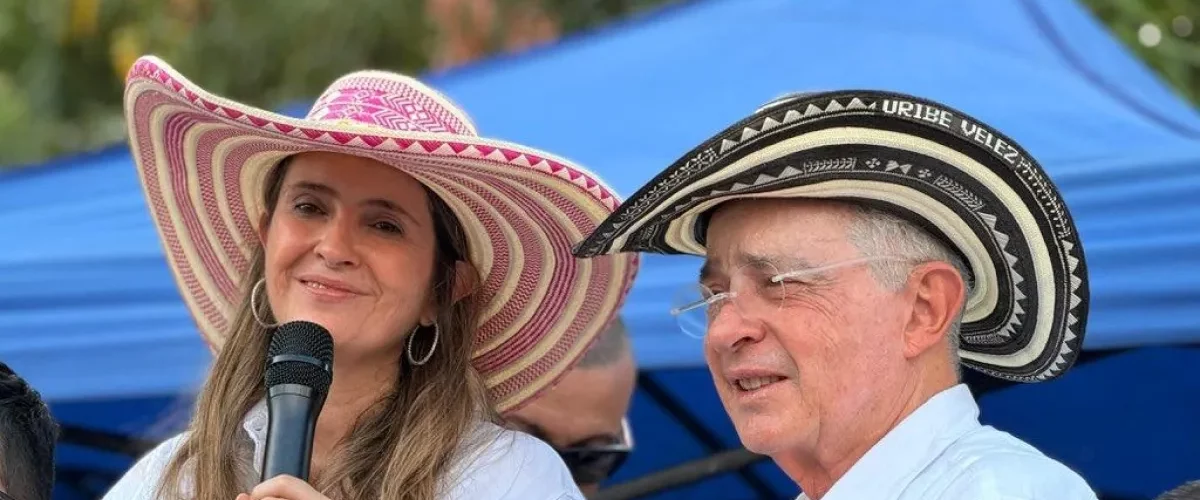 Álvaro Uribe ratifica a Paloma Valencia como su candidata