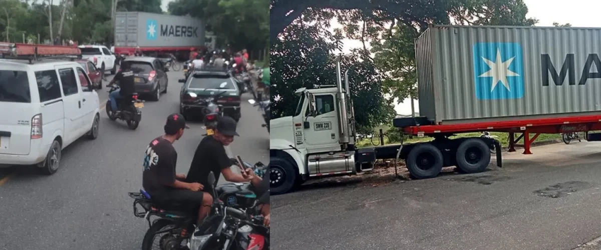 Bloqueos y camiones como escudos en Bajo Cauca