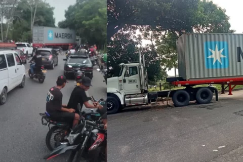 Bloqueos y camiones como escudos en Bajo Cauca
