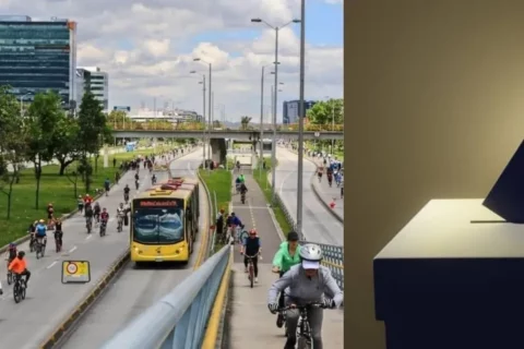 Ciclovía suspendida en Bogotá por elecciones