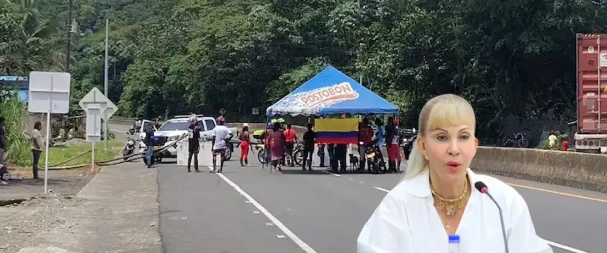 Desbloqueo parcial en vía a Buenaventura