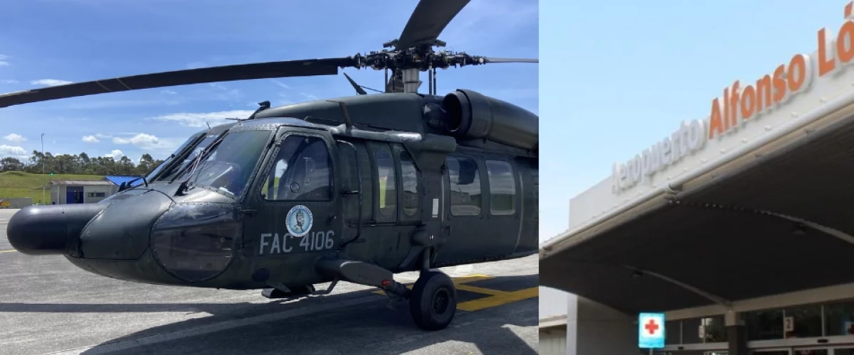 Falla en helicóptero de Fuerza Aeroespacial paraliza aeropuerto