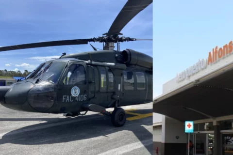 Falla en helicóptero de Fuerza Aeroespacial paraliza aeropuerto