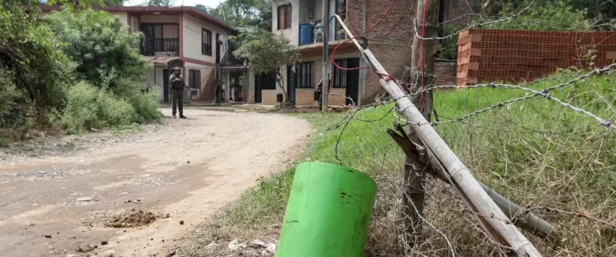Granadas y drones contra el Ejército en Cali