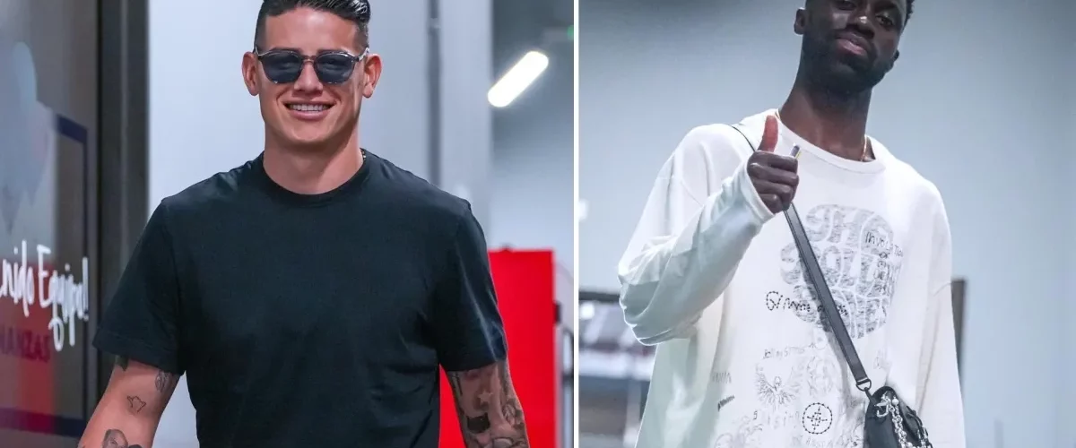 James Rodríguez recibe recibimiento especial en Bogotá