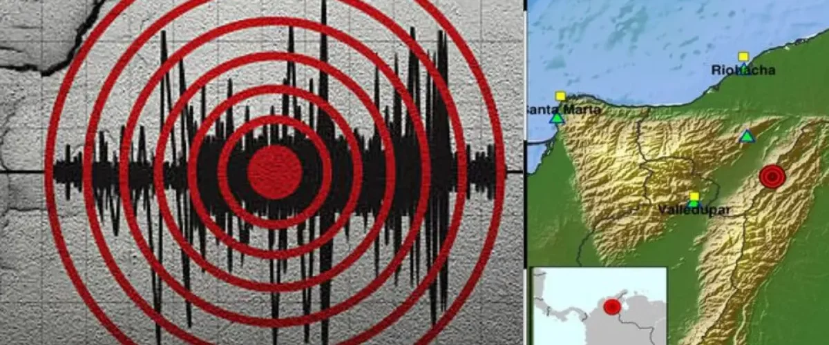 Sismo sacude norte de Colombia con magnitud 6.2
