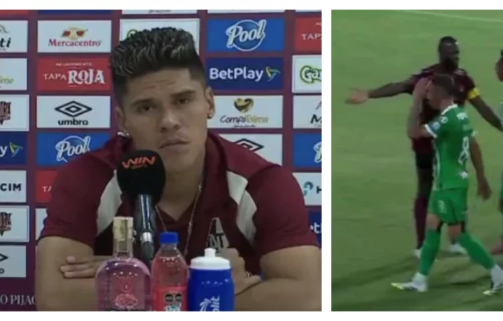 Tolima vs Nacional: Guzmán critica al arbitraje