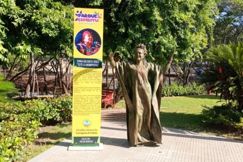 Totó La Momposina inmortalizada en Cartagena