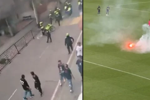Tres heridos en disturbios en Cali por partido de fútbol