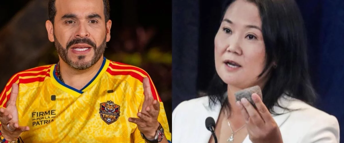 Abelardo de la Espriella habla con Keiko Fujimori