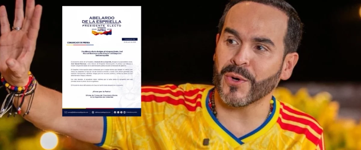 Abelardo de la Espriella no irá a Casa de Nariño