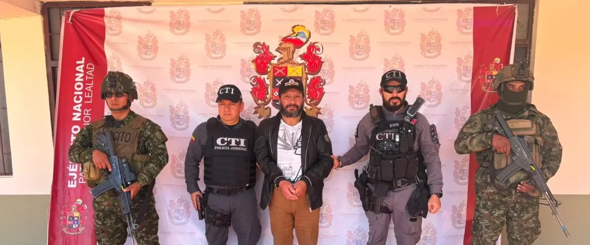 Alias Rodrigo capturado en Nariño