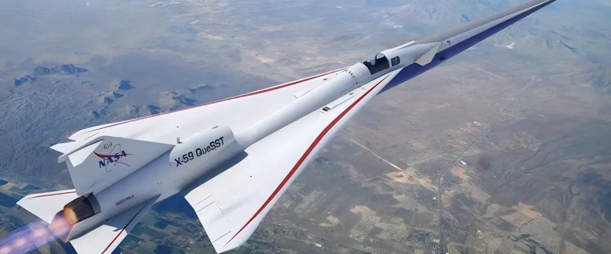 Avión experimental rompe velocidad del sonido