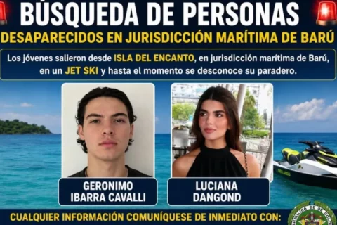 Desaparecen dos jóvenes en el mar Caribe