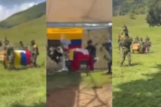 Disidencias de ‘Iván Mordisco’ rinden honores a alias Marlon