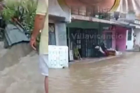 Inundaciones en Villavicencio dejan daños y familias afectadas