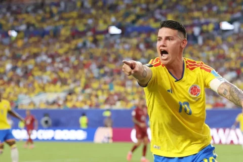 James Rodríguez lista para enfrentar a Ghana