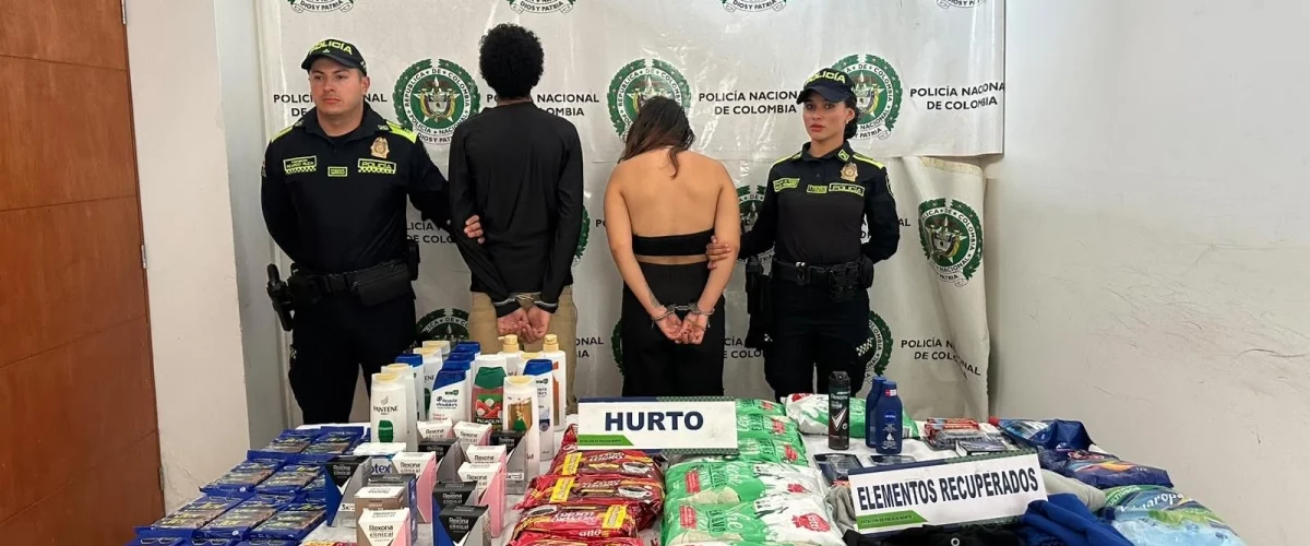 Ladrones de D1 capturados en Bucaramanga