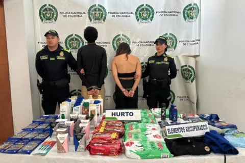 Ladrones de D1 capturados en Bucaramanga