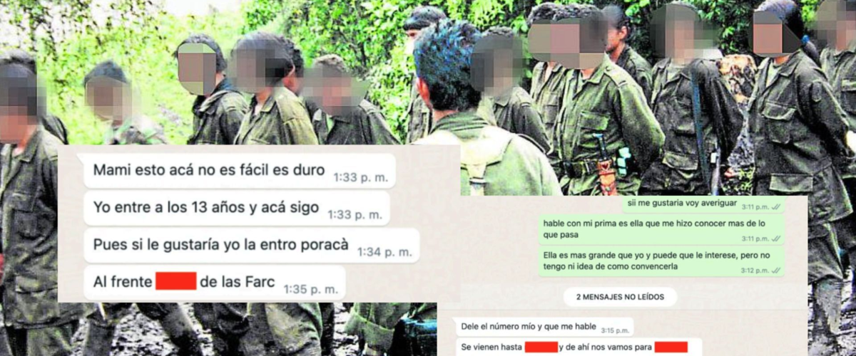 Niñas esclavizadas en grupos armados