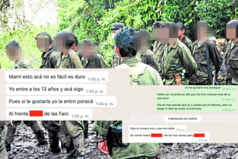 Niñas esclavizadas en grupos armados