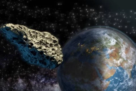 Asteroide con forma de muñeco de nieve cerca de la Tierra