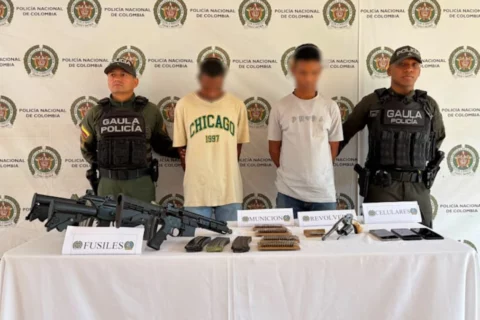 Capturados presuntos integrantes de disidencias en Cauca y Tolima