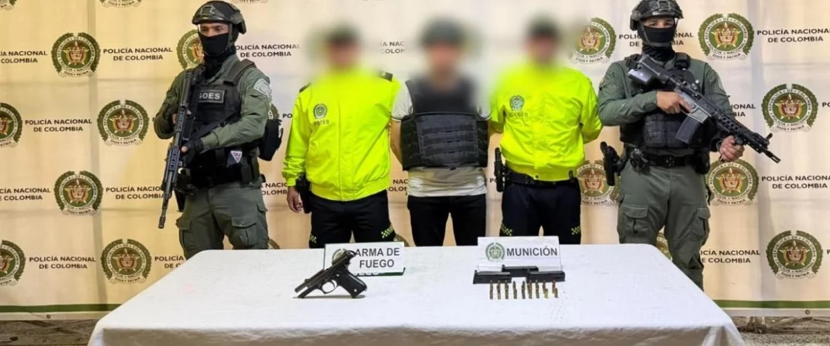 Capturan a alias Palizada, capo del narcotráfico en Antioquia