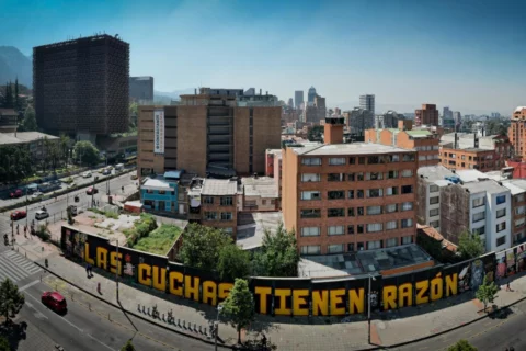 Corte protege mural en Bogotá