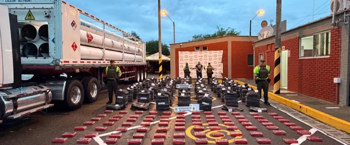 Descubren 2.500 kilos de cocaína en el Valle