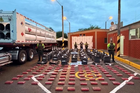 Descubren 2.500 kilos de cocaína en el Valle