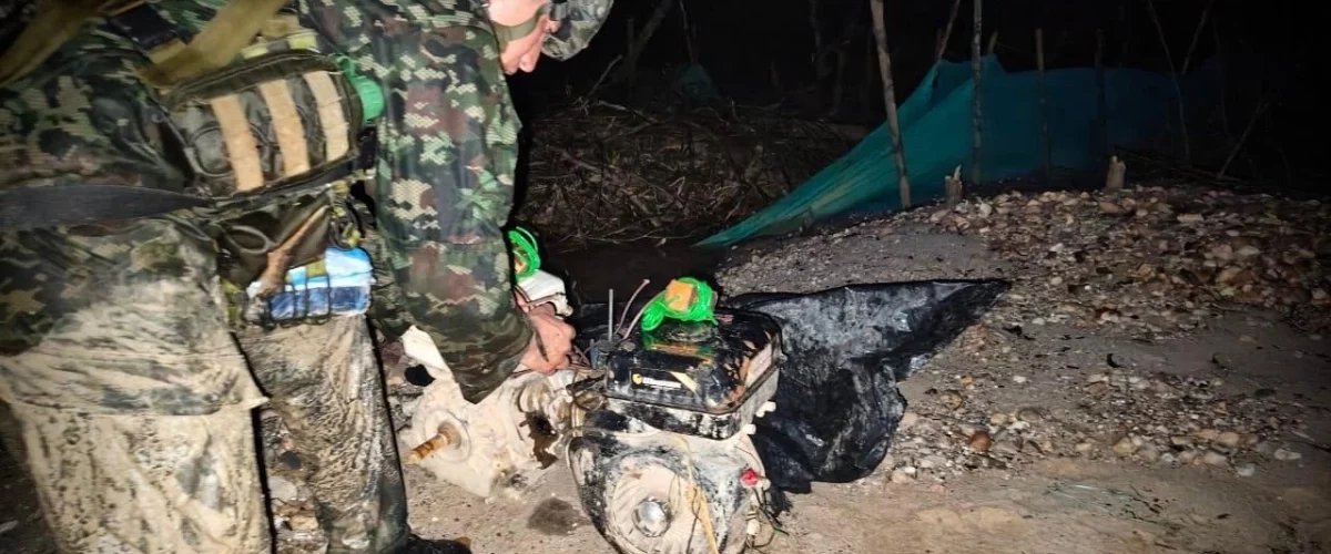Ejército destruye minas ilegales de disidencias