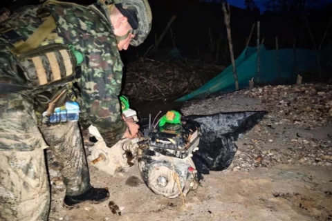 Ejército destruye minas ilegales de disidencias