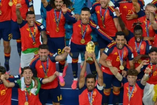 España festeja título mundial