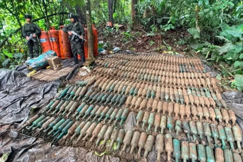 Hallan 710 artefactos explosivos en Nariño