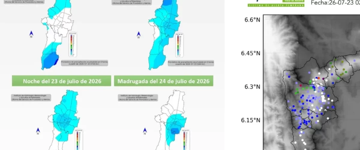 Lluvias intensas azotan a Bogotá y Medellín