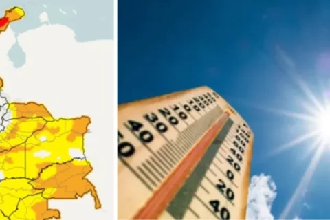 Ocho departamentos colombianos superan los 37 °C