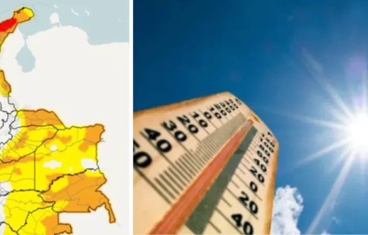 Ocho departamentos colombianos superan los 37 °C