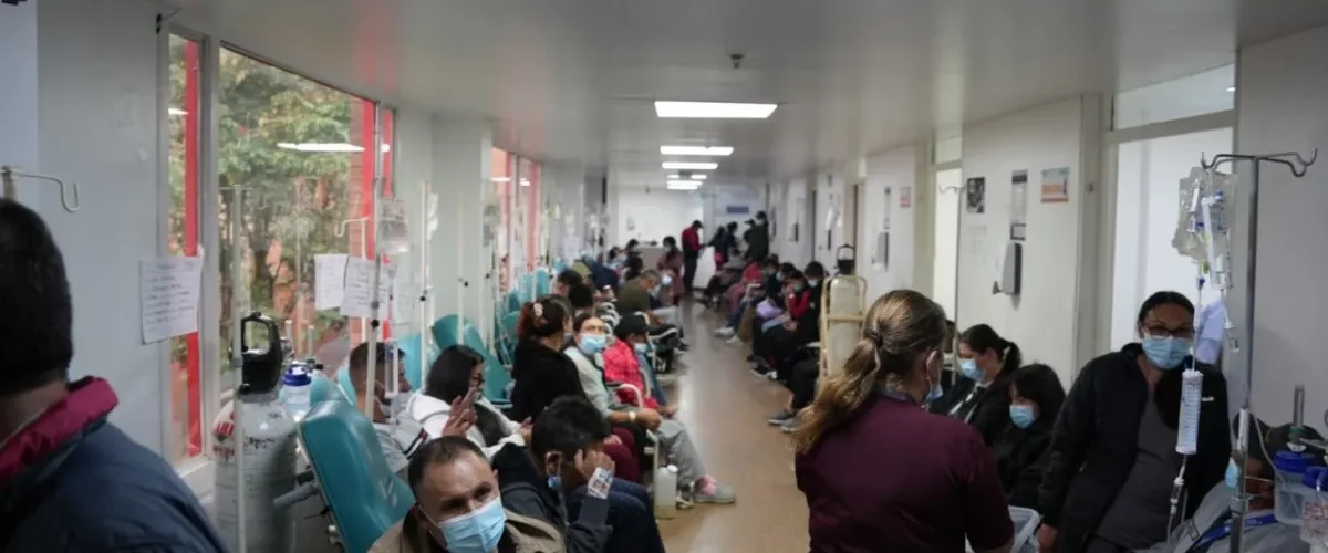 Sobreocupación del 344% en hospitales de Boyacá