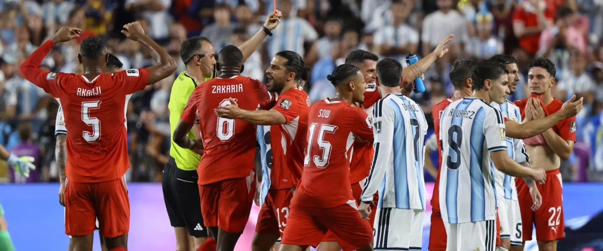 Suiza explota contra Argentina
