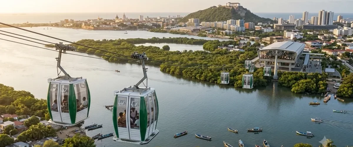 Teleférico de Cartagena conectará cuatro puntos clave
