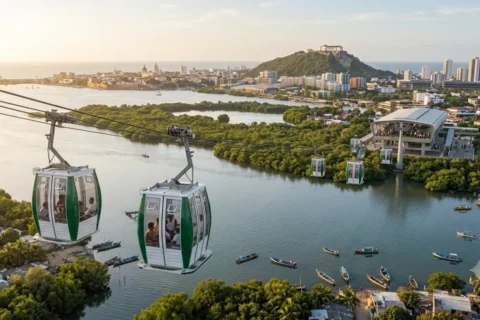 Teleférico de Cartagena conectará cuatro puntos clave