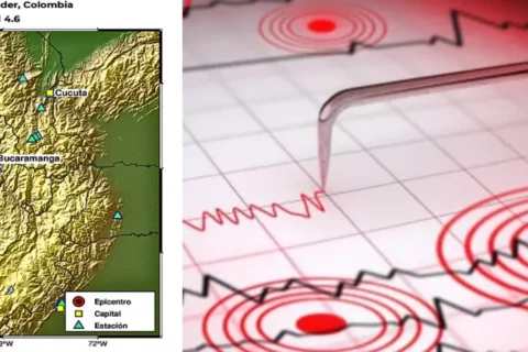 Terremoto sacude a Colombia con magnitud 4.6