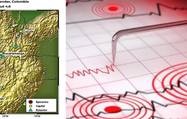 Terremoto sacude a Colombia con magnitud 4.6