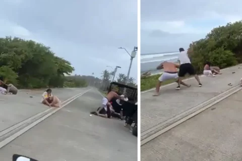 Turistas se pelean en carrito playero en San Andrés
