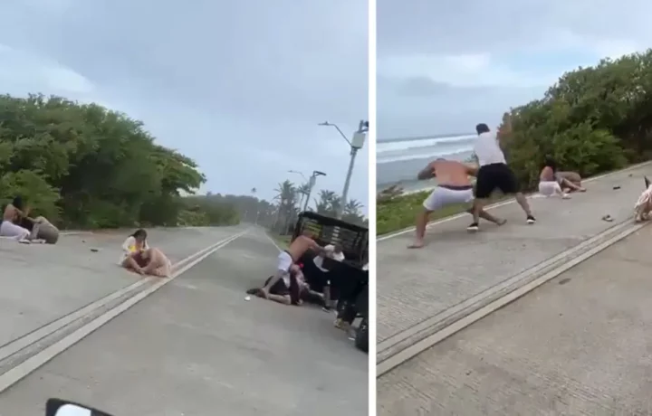 Turistas se pelean en carrito playero en San Andrés