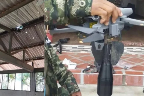Ataque con drones del Eln: 43 explosivos lanzados