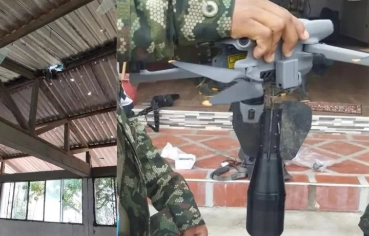 Ataque con drones del Eln: 43 explosivos lanzados