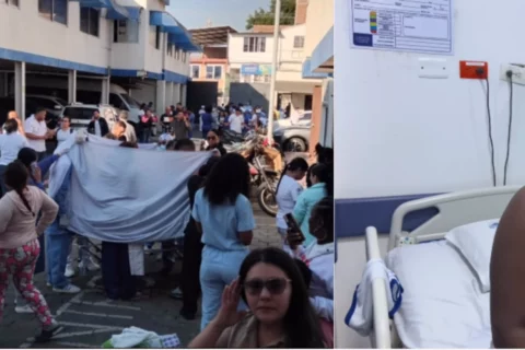 Bebé nace en parqueadero durante terremoto en Cali
